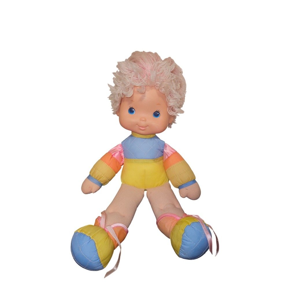 Vintage 1983 Rainbow Brite Mattel Plush Doll Pink Yarn Hair 80 Toy Hallmark READ
